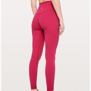 Ruby Red Align Pant Lululemon 
Full Length 28"